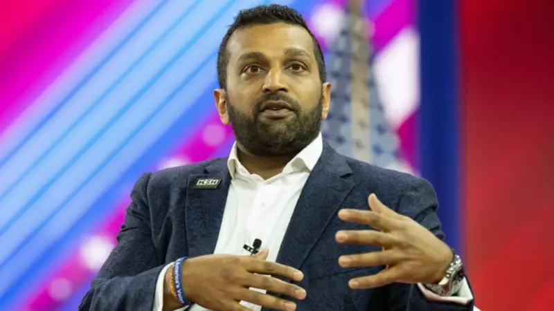 FBI Director Kash Patel at the 2023 Conservative Action Conference (CPAC). National Harbor^ MD US - Mar 3^ 2023