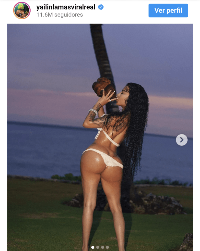 Yailin La Más Viral reaparece posando con un micro bikini | Lamega ATL