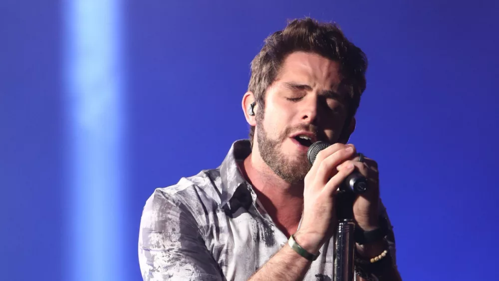 Thomas Rhett at the iHeartRadio Theater in New York City.