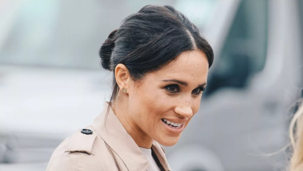 The Duchess of Sussex (Meghan Markle) visiting Auckland's Viaduct Harbour during her first Royal Tour in New Zealand on October^ 2018 in Auckland^ New Zealand.