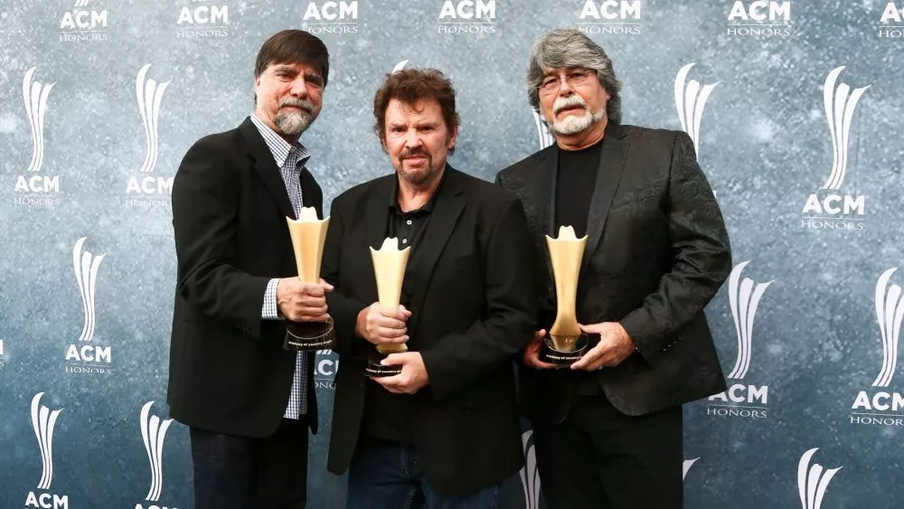 (L-R) Ted Gentry^ Jeff Cook and Randy Owen of Alabama attend the 9th Annual ACM Honors at the Ryman Auditorium on September 1^ 2015 in Nashville^ Tennessee.