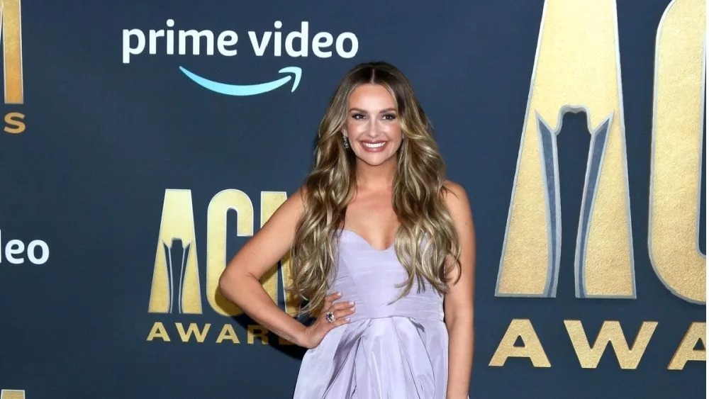 Carly Pearce at the 2022 Academy of Country Music Awards Arrivals at Allegient Stadium on March 7^ 2022 in Las Vegas^ NV