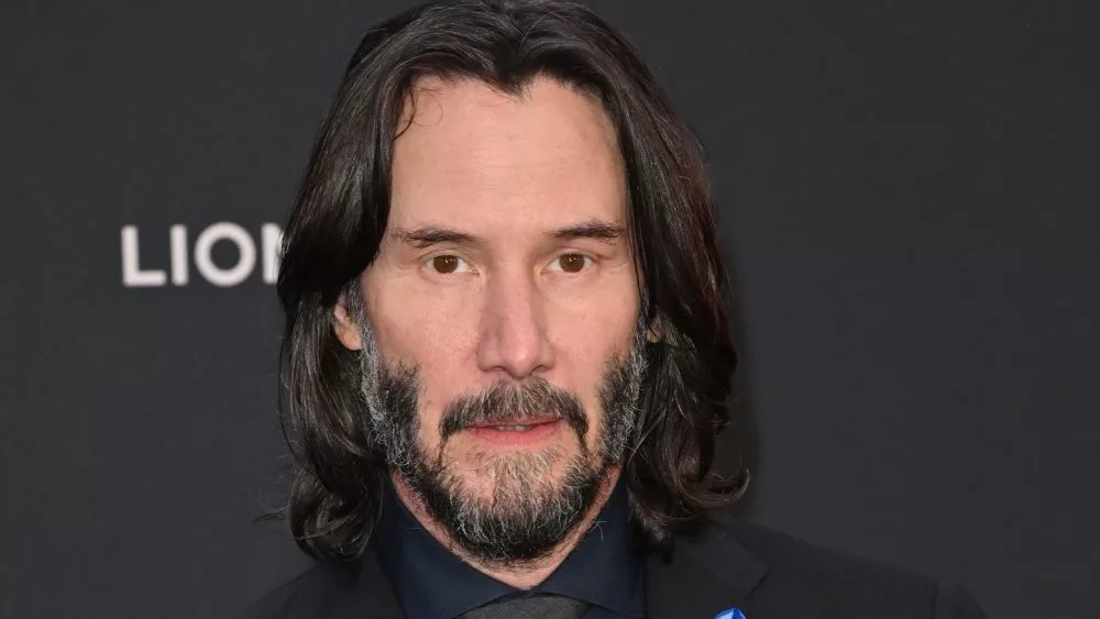 Keanu Reeves at the premiere for "John Wick: Chapter 4" at the TCL Chinese Theatre^ Hollywood. LOS ANGELES^ CA. March 20^ 2023