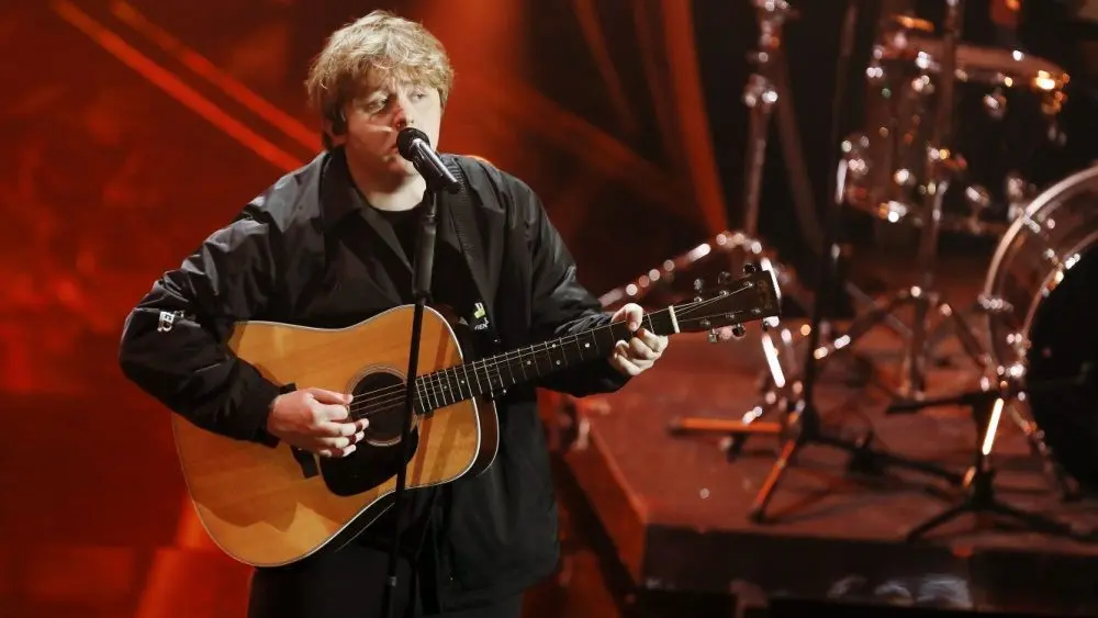 Lewis Capaldi attends the third evening of the 70th Sanremo Music Festival on February 06^ 2020 in Sanremo^ Italy.
