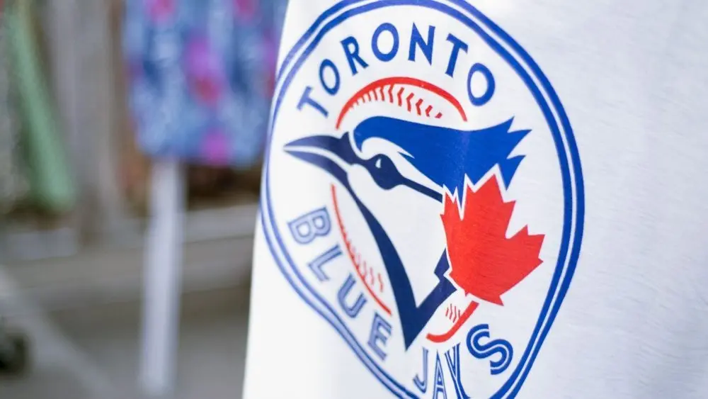 Detail of Blue Jays memorabilia. The Toronto Blue Jays are a professional baseball team located in Toronto^ Canada. Members of the Eastern Division of MLB