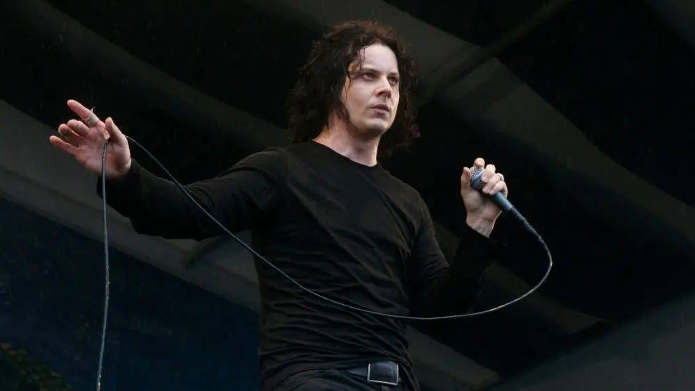 Jack White with the Dead Weather performs on stage at the 2010 New Orleans Jazz and Heritage Festival. New Orleans^ Louisiana - April 30^ 2024