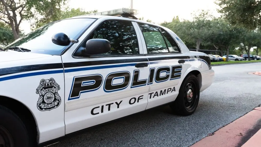 shutterstock_2044540883-1154315 City of Tampa police car in Florida Tampa^ FL - September 10^ 2021