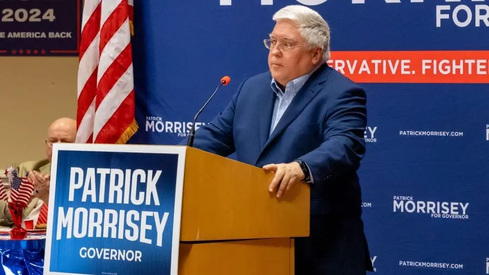 shutterstock_2540815023-260346 Patrick Morrisey - May 3rd 2024 in Lewisburg^ WV