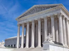 United States Supreme Court building is located in Washington^ D.C.^ USA.
