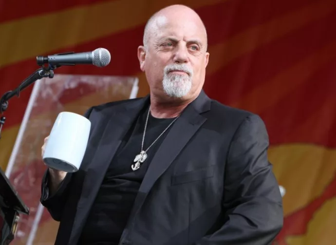 Billy Joel performs on state at the 2013 New Orleans Jazz and Heritage Festival. New Orleans^ Louisiana - April 27^ 2013