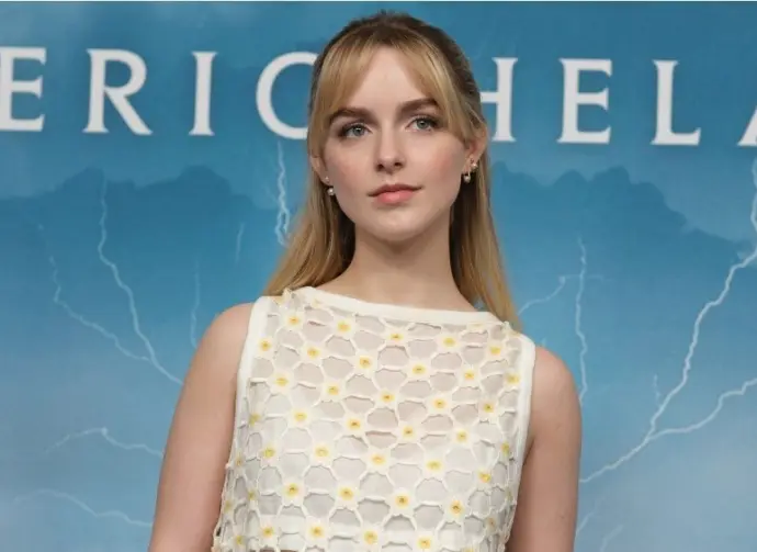 Actress Mckenna Grace attends the 'Cazafantasmas: El Imperio Helado' photocall at Mandarín Oriental Ritz Hotel on March 18^ 2024 in Madrid^ Spain.