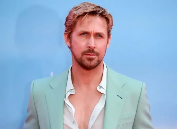 Ryan Gosling attends the "Barbie" European Premiere at Cineworld Leicester Square in London^ England. London^ United Kingdom - July 12^ 2023