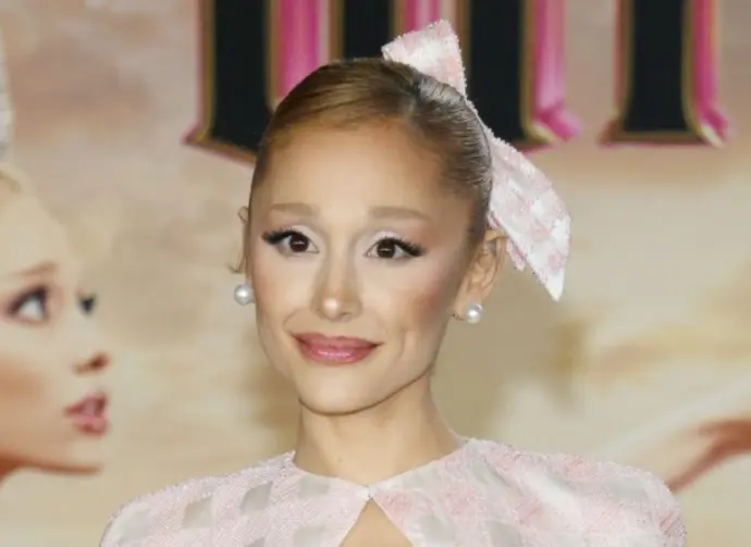 Ariana Grande at the Los Angeles premiere of 'Wicked' held at the Dorothy Chandler Pavilion in Los Angeles^ USA on November 9^ 2024.