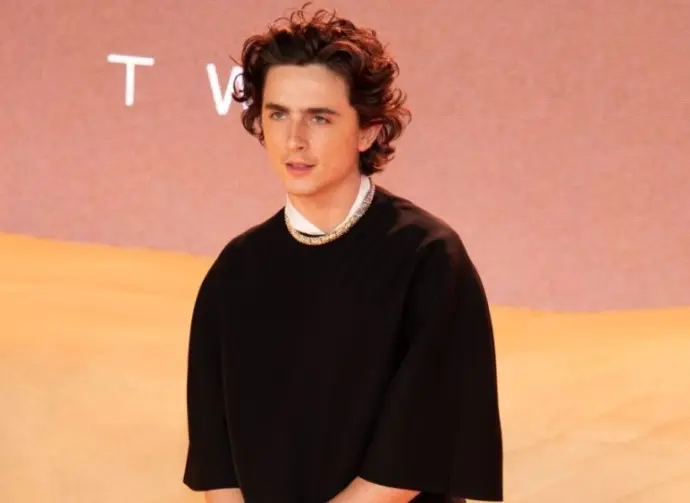 Timothée Chalamet attends the World Premiere of "Dune: Part Two" at Leicester Square. London^ England^ UK - February 15^ 2024