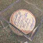 2018 Rangers Autographed Baseball