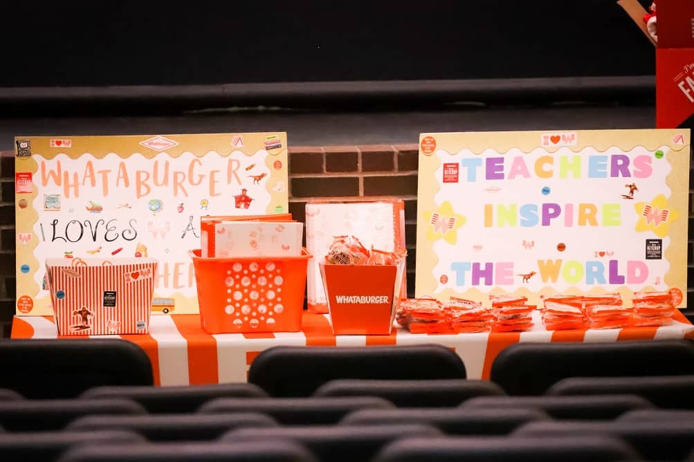 Yantis recognized with Whataburger presentation for World Teacher