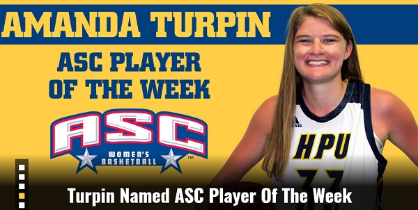 HPU's Turpin Named West Division Player of the Week