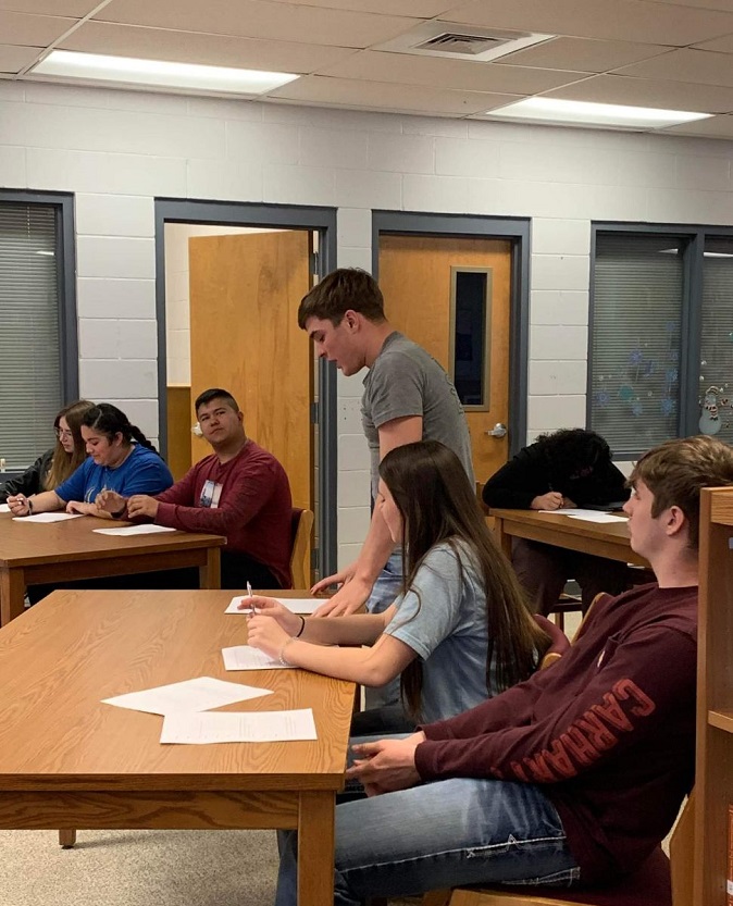 Patriotics Curriculum at Brookesmith ISD County Judge Candidates