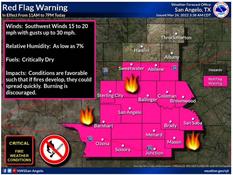 Red Flag Warning 10 PM Monday - 8 AM Wednesday / Flex Alert in Effect -  City of Sonoma