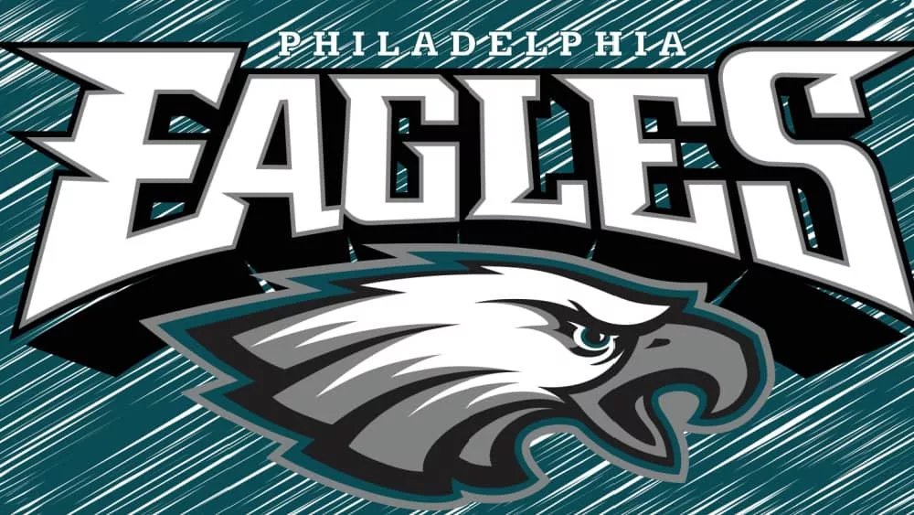 Philadelphia Eagles Logo Scribble Background