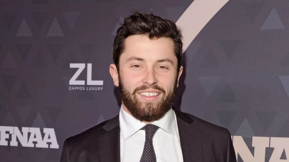 Baker Mayfield at IAC Headquarters on December 4^ 2018 in New York City.