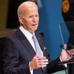 Joseph R. Biden^ President of the United States of America speaks at 77th General Assembly of the United Nations at UN Headquarters. New York^ NY - September 21^ 2022