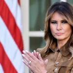 former-First Lady Melania Trump in the Rose Garden of the White House. WASHINGTON^ DC - NOVEMBER 26^ 2019: