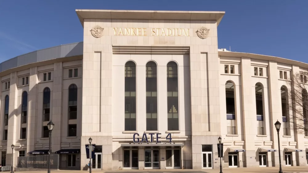 Yankee stadium New York wide angle view - NEW YORK CITY^ UNITED STATES OF AMERICA - FEBRUARY 14^ 2023