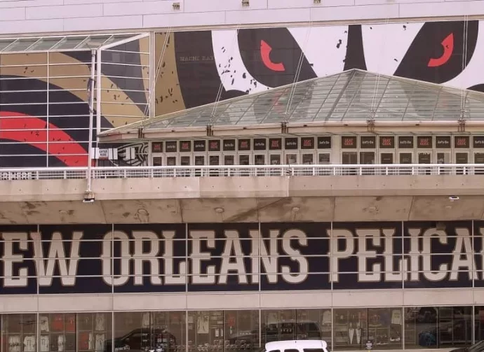 New Orleans - December 29^ 2021: Smoothie King Center home of NBA's New Orleans Pelicans