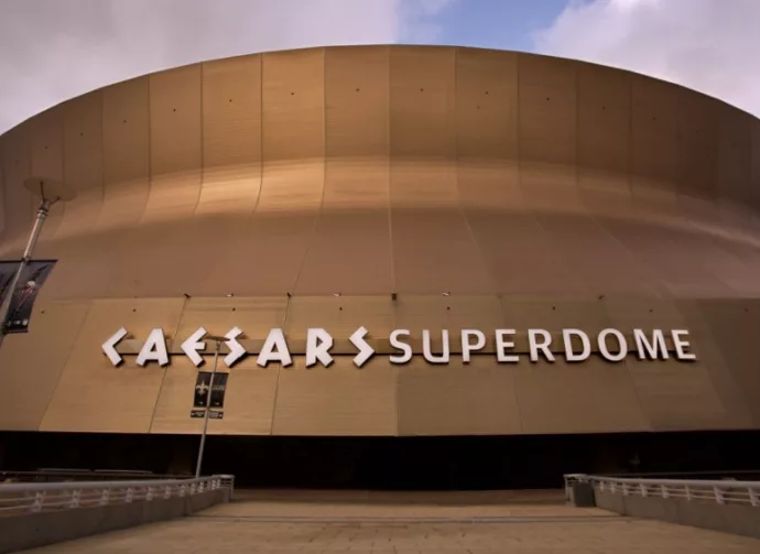 New Orleans - December 29^ 2021: Caesars Superdome