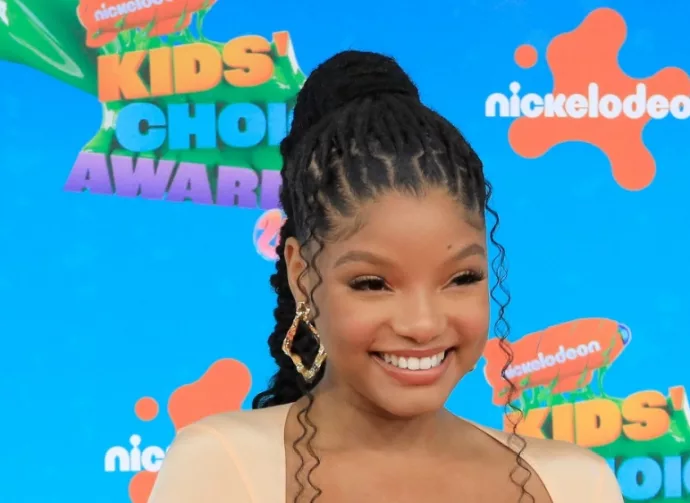 Halle Bailey at the Nickelodeon 2023 Kids Choice Awards at Microsoft Theater. LOS ANGELES^ CA - MAR 4^ 2023