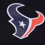 The Logo of Houston Texans on the black background