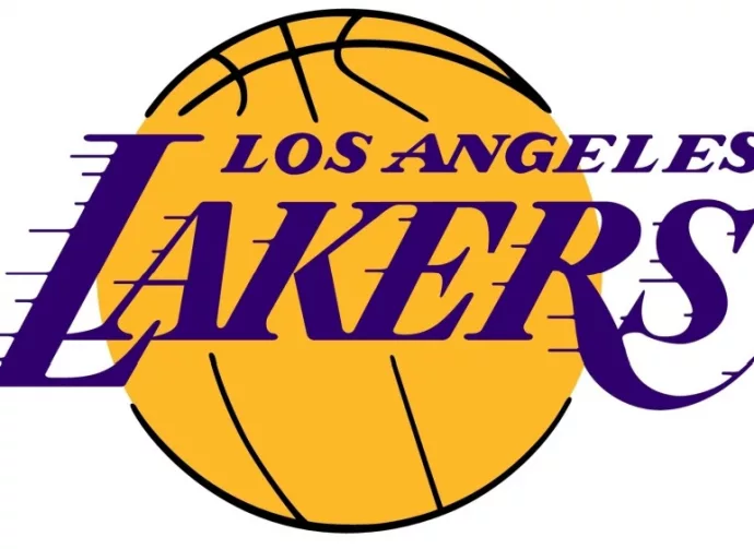 Los Angeles Lakers Vector Logo. American basketball team sign.