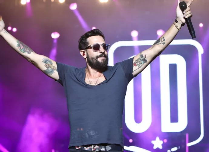 Matt Ramsey of Old Dominion performs during Country Thunder Music Festival on July 22^ 2017 in Twin Lakes^ Wisconsin.