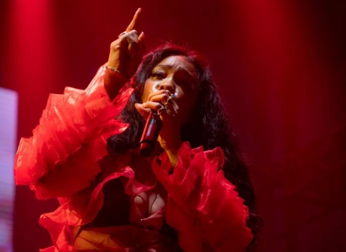 SZA performs at III Points Festival in Miami's Wynwood Art District. UNITED STATES - FEBRUARY 17^ 2019