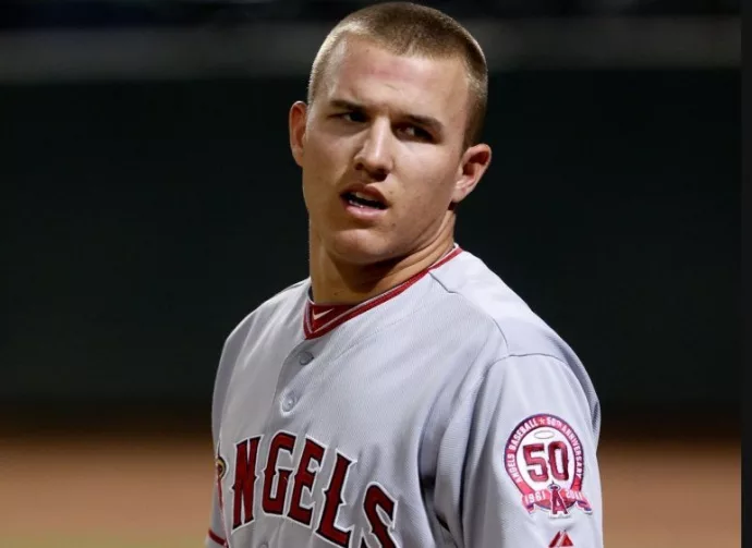 Los Angeles Angels' Mike Trout plays for the Scottsdale Scorpions in the Arizona Fall League on November 4^ 2011 in Phoenix^ AZ.