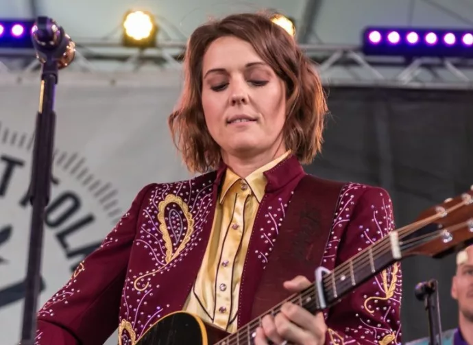 Brandi Carlile performs at The Newport Folk Festival in Rhode Island Newport^ Rhode Island^ USA - July 26^2019