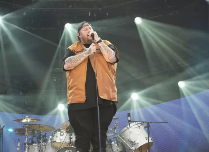 Jelly Roll preparing Global Citizen Festival 2024. New York^ USA - September 28^ 2024