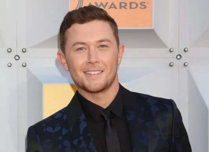 Scotty McCreery at the 51st Academy of Country Music Awards Arrivals at the Four Seasons Hotel on April 3^ 2016 in Las Vegas^ NV