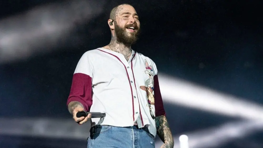 Post Malone at Rock in Rio at the Olympic Park. Rio de Janeiro^ Rio de Janeiro^ Brazil - September 3^ 2022