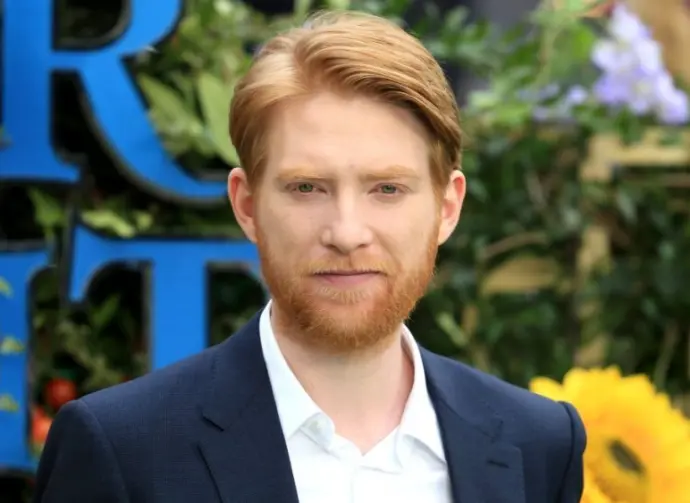 Domhnall Gleeson attends the UK Gala Premiere of "Peter Rabbit" at the Vue West End in London^ England. London^ United Kingdom - March 11^ 2018