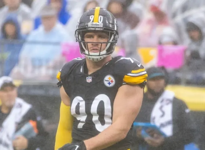 #90 T.J. WATT OLB JACKSONVILLE JAGUARS VS PITTSBURGH STEELERS WEEK 8 OCTOBER 29^ 2023 ACRISURE STADIUM PITTSBURGH PENNSYLVANIA