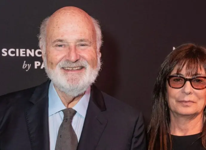 Rob Reiner and Michele Singer Reiner attend New York Stem Cell Foundation Gala and Science Fair at Jazz at Lincoln Center on October 10^ 2023