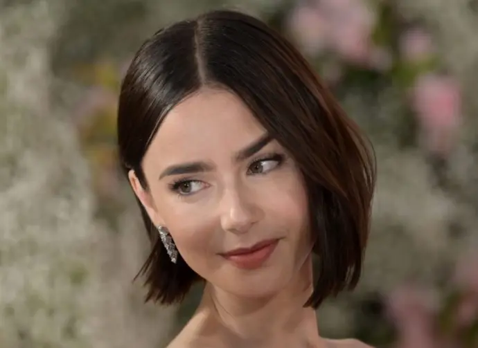 Lily Collins at the premiere for season 4 of Emily in Paris at the Egyptian Theatre. LOS ANGELES^ USA. August 14^ 2024