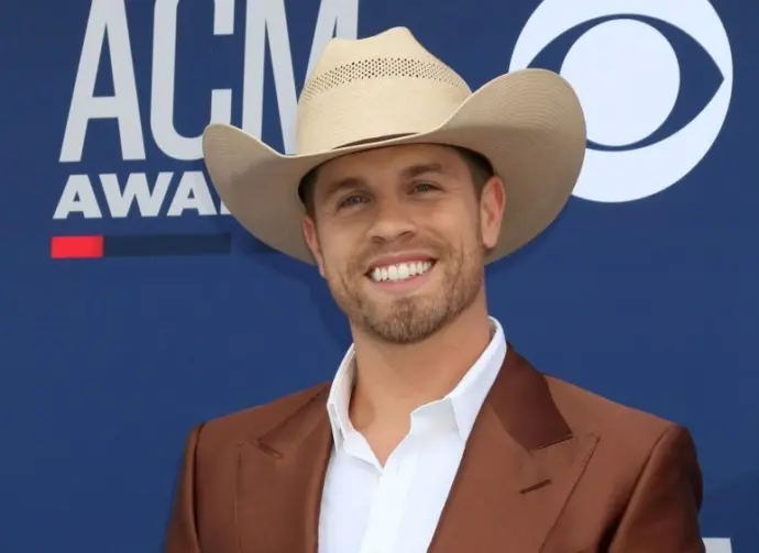 Dustin Lynch at the 54th Academy of Country Music Awards at the MGM Grand Garden Arena on April 7^ 2019 in Las Vegas^ NV