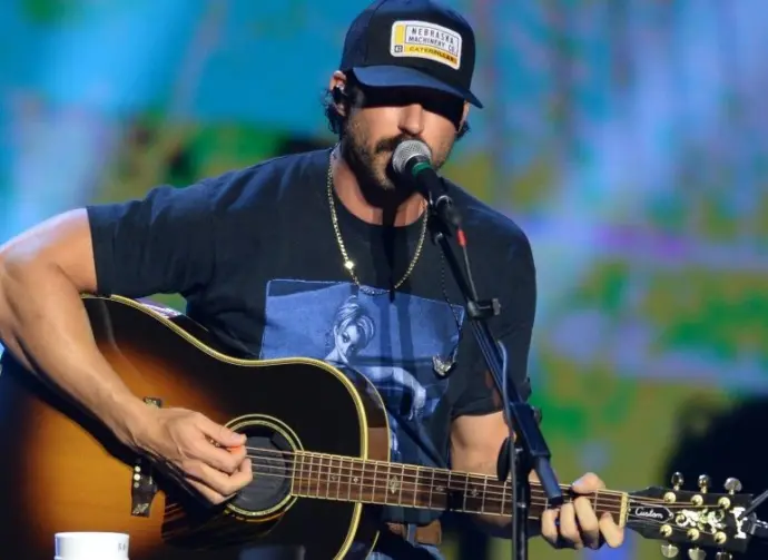 Riley Green performs in Hollywood^ Florida on November 14^ 2024. The performance was part of Audacy’s Stars and Strings benefit concert. Hollywood^ Florida - November 14^ 2024