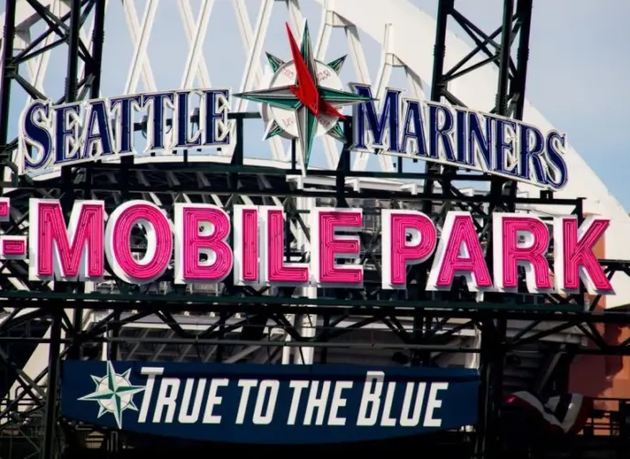 T-Mobile Park home to the Seattle Mariners. Seattle^ Washington / USA - March 28th 2019