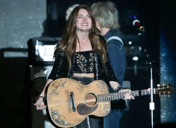 Tenille Townes performs at the ACM Decades show at MGM Grand on April 6^ 2019 in Las Vegas^ Nevada.
