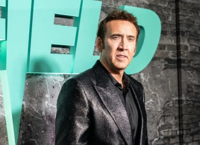 Nicholas Cage attends premiere of Universal Pictures Renfield at MoMA in New York on March 28^ 2023
