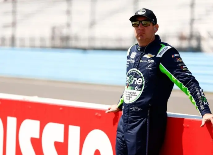 NASCAR Cup Series driver^ KYLE BUSCH (8) of Las Vegas^ NV gets ready to practice for the Go Bowling at The Glen in Watkins Glen^ NY. Watkins Glen^ NY USA - August 09^ 2025